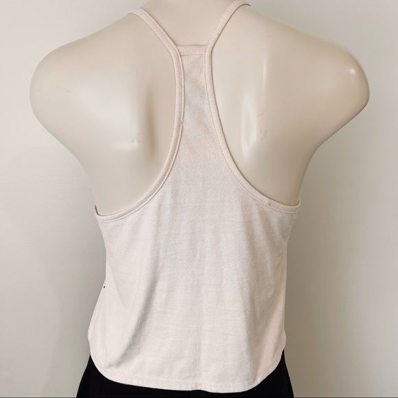 🌟Sold WET SEAL Bundle Crochet open loose knit shrug + suede like halterBOHO top - Picture 3 of 11